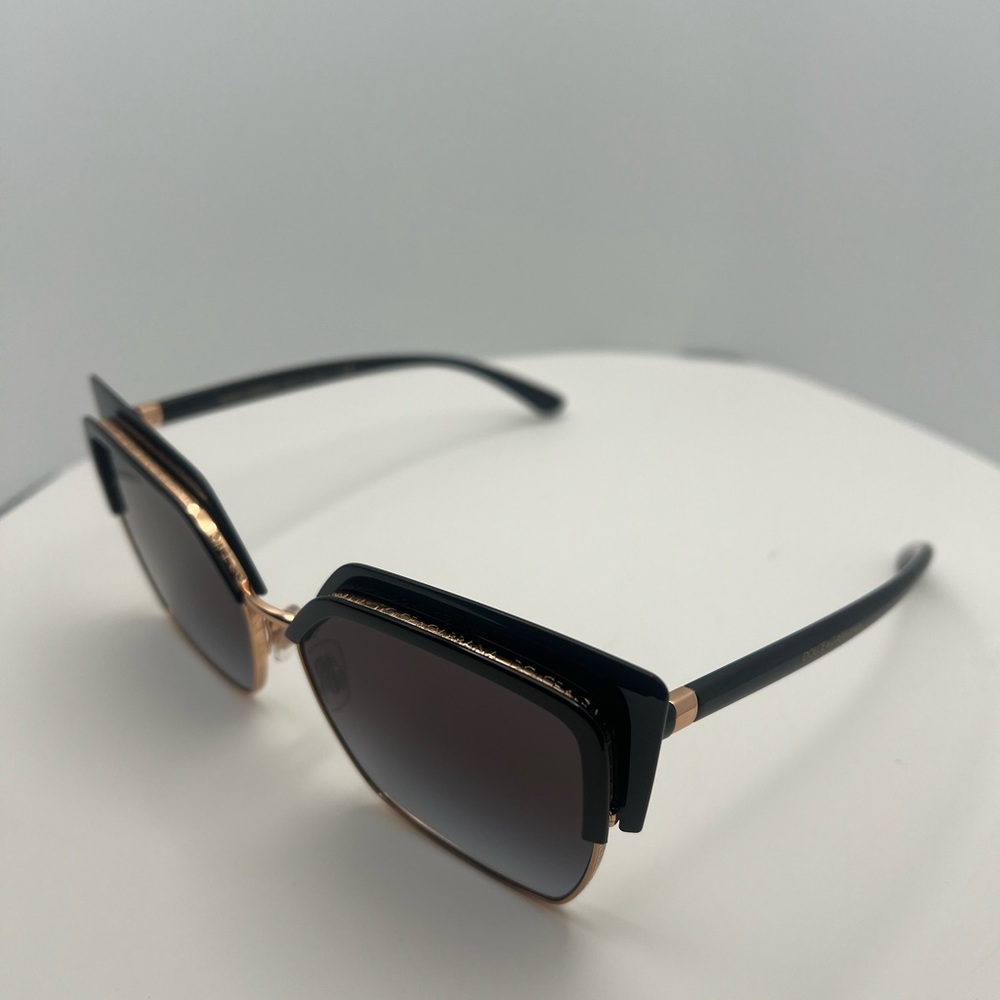 Dolce & Gabbana Black and Gold Sunglasses